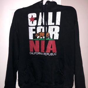 California Flag Retro Hoodie.